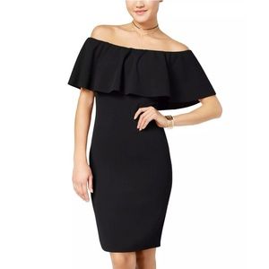 Crave Fame off the shoulder dress